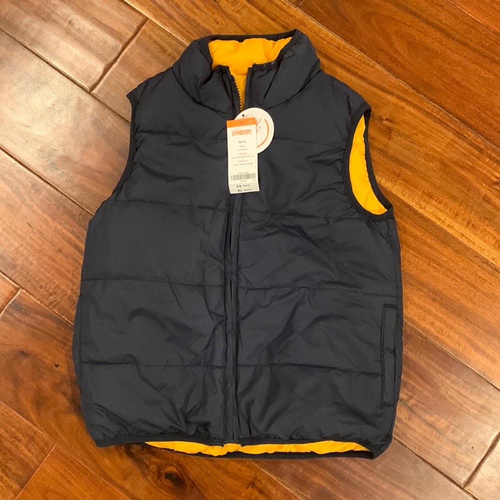 Boys Gymboree size 5-6, reversible vest